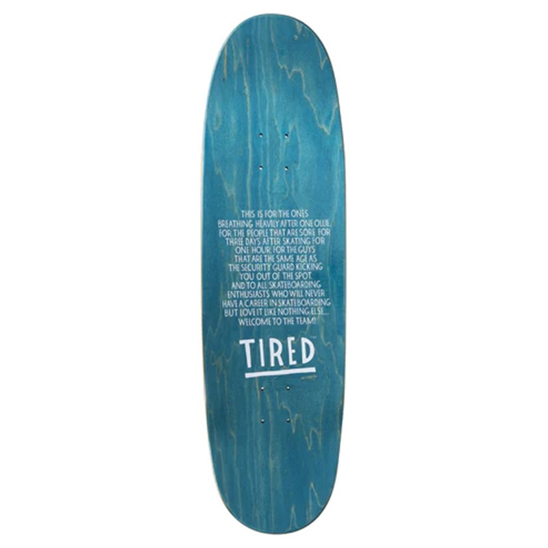 Tired Seats Shaped 9.18" Skateboard Deck