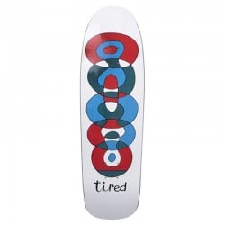 Tired Wobbles Shaped 9.25" Old School Skateboard Deck