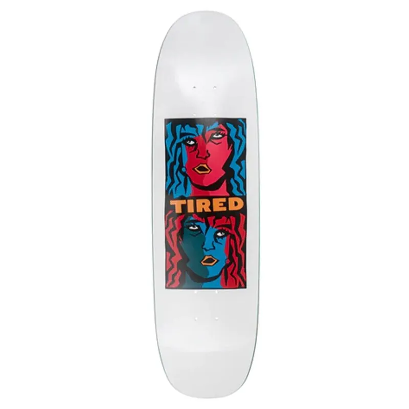 Tired Two Face Shaped 8.625" Skateboard Deck
