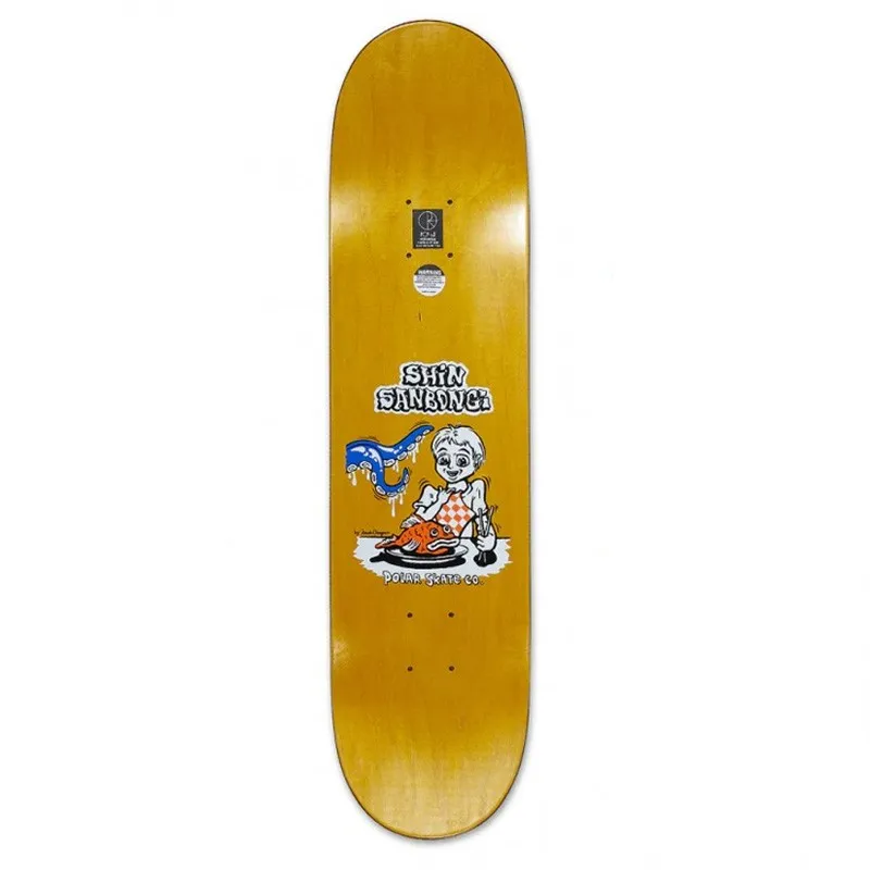 Polar Shin Sambogni Fish Head 7.875" Skateboard Deck