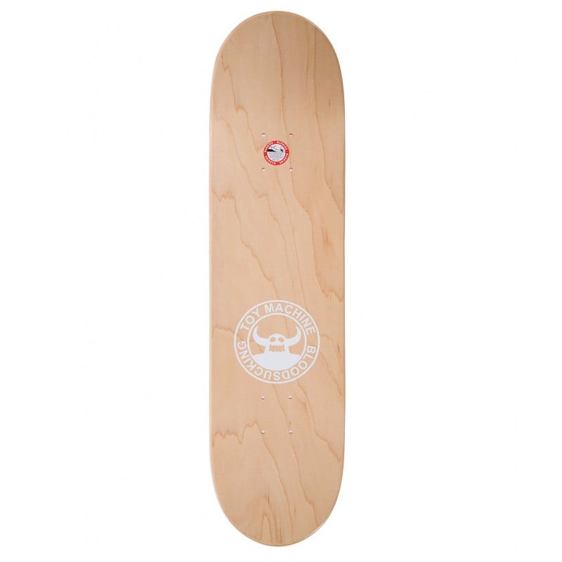 Toy Machine Bored Sect White 8.0" Skateboard Deck