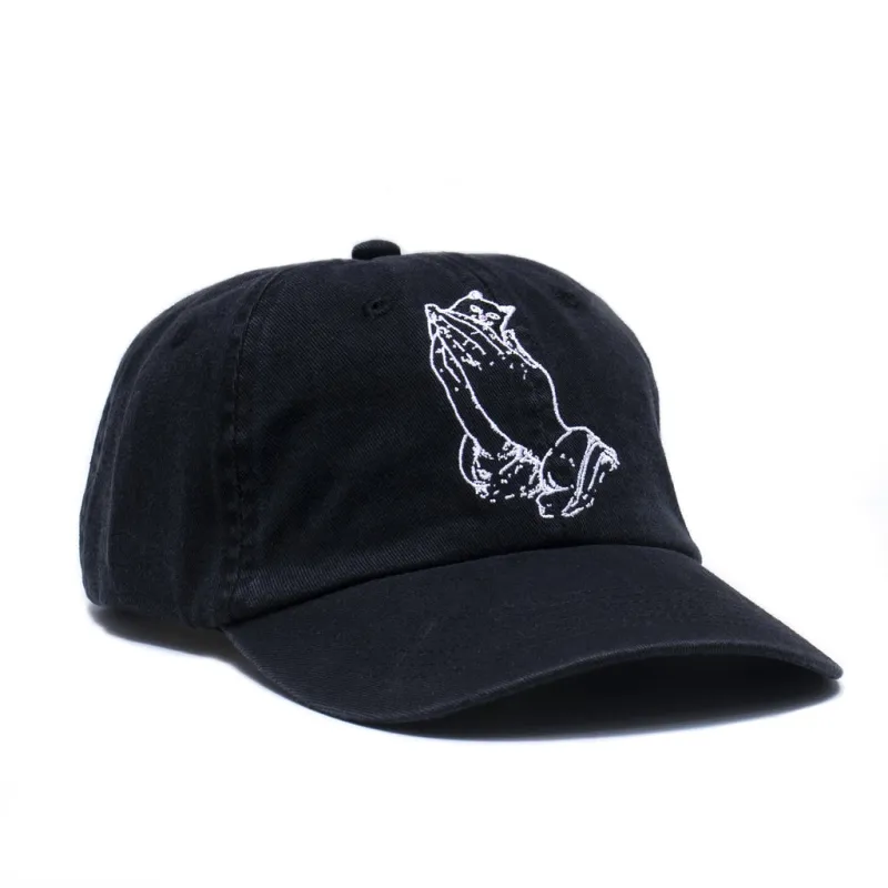 RIPNDIP Praying Hands Dad Hat