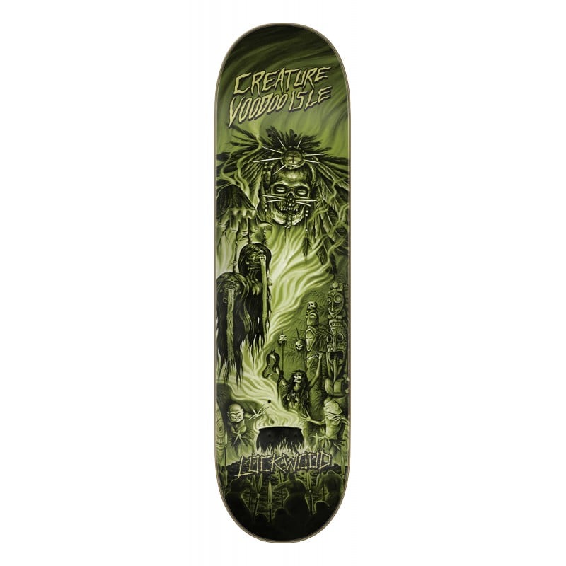 Creature Lockwood Voodoo Isle 2 VX Everslick 8.53” Skateboard Deck