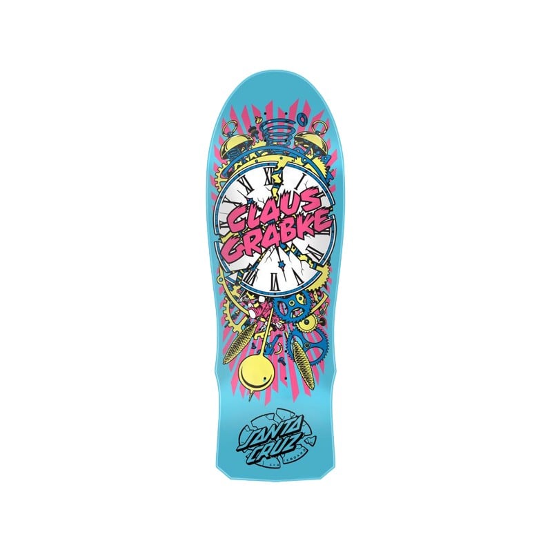 Santa Cruz Grabke Exploding Clock Reissue 30" Old School Deck