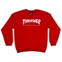 Thrasher Skate Mag Crew - Rojo