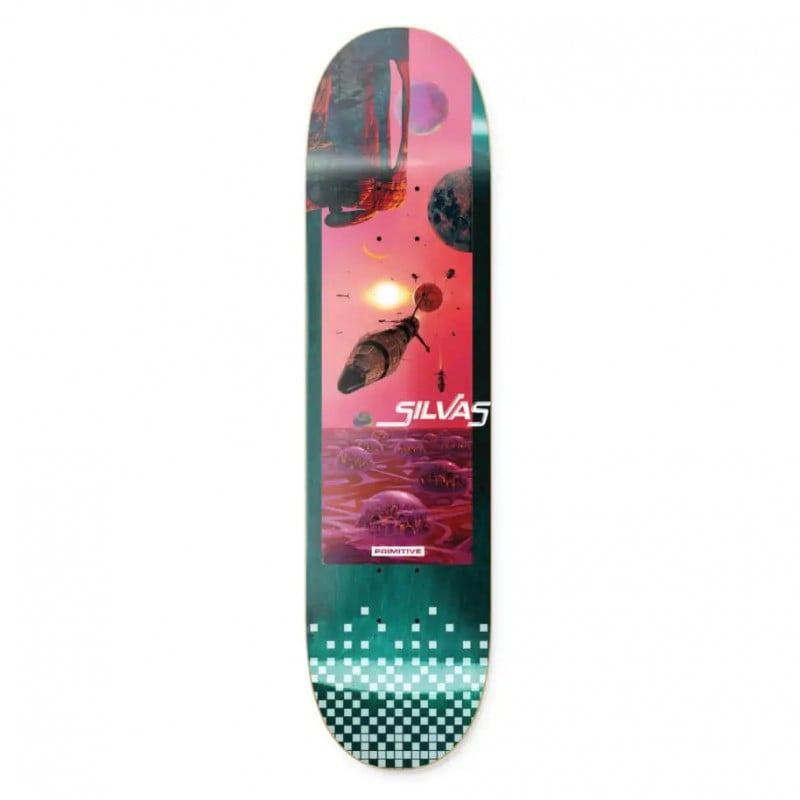 Primitive Silvas New Worlds 8.0" Skateboard Deck