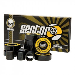 Sector 9 7 Ball Black Ceramic Roulements