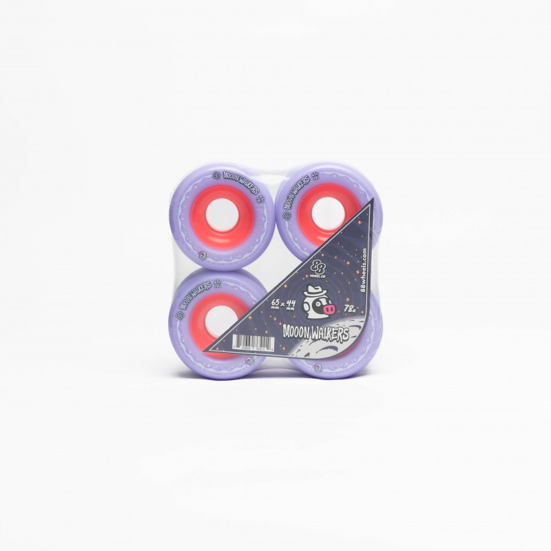 88 Wheels Mooonwalker 65mm 78A Longboard Wheels