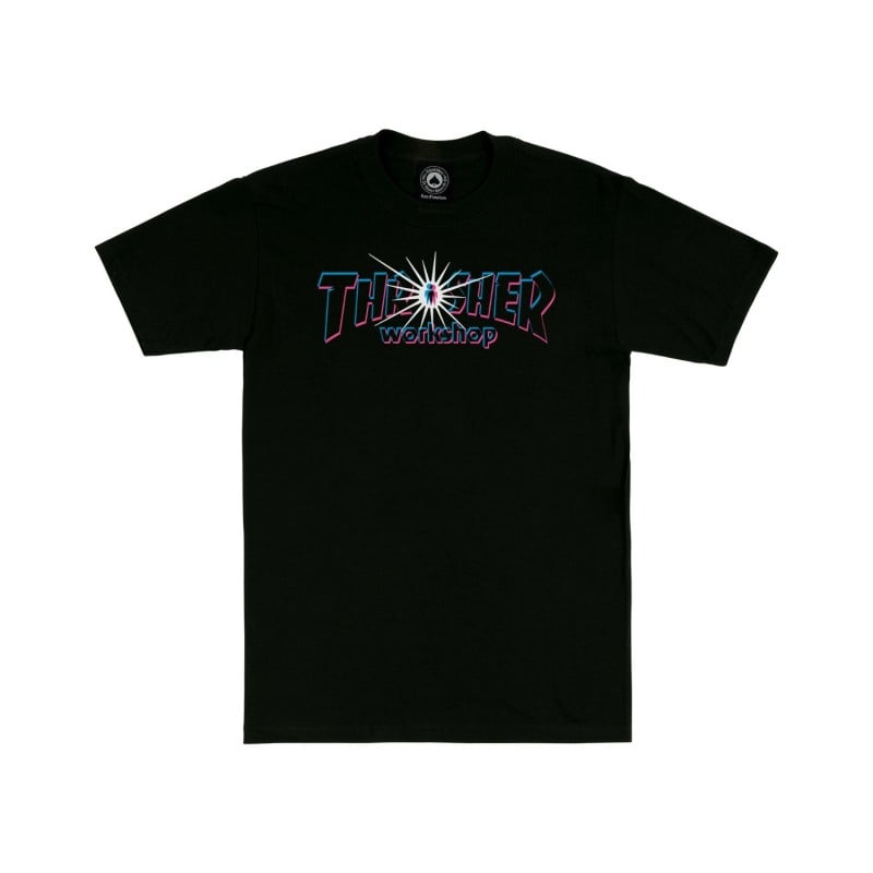 Thrasher x AWS Believe T-Shirt Black