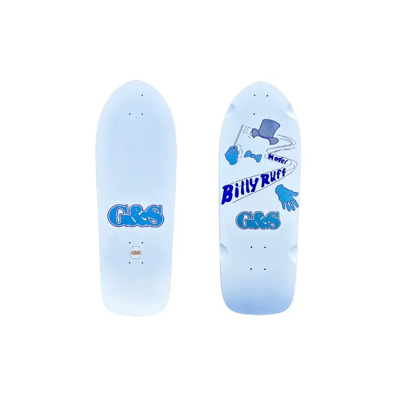 G&S Billy Ruff Invisible Magician 10" Re-Issue - Old School Skateboard Deck