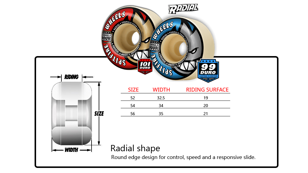 Buy Spitfire Wheels Radial Specs