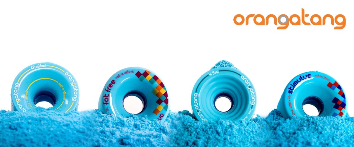 Buy Orangatang longboard wheels.