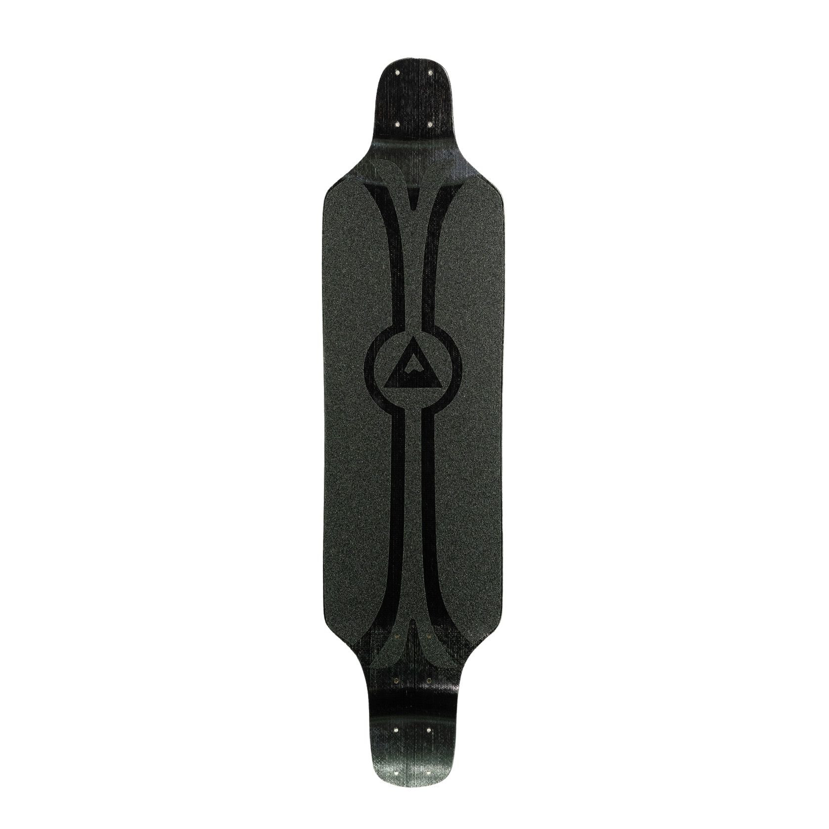 Mini Longboard Eggboards - Deck En Bambou 19"x9", Portable, Rouge - Occasion