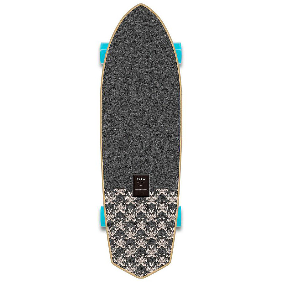「ポー」YOW SURFSKATE PADANG PADANG 34 Buy the YOW Padang Padang 34in Black Surfskate Online Now