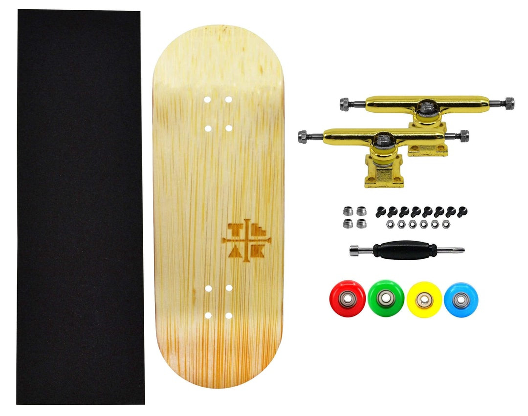 Teak Tuning Tastiera Fingerboard Prodigy Pro 'All Blacks' 34 Mm – Completa Con Ruote E Cuscinetti, Per Esperti