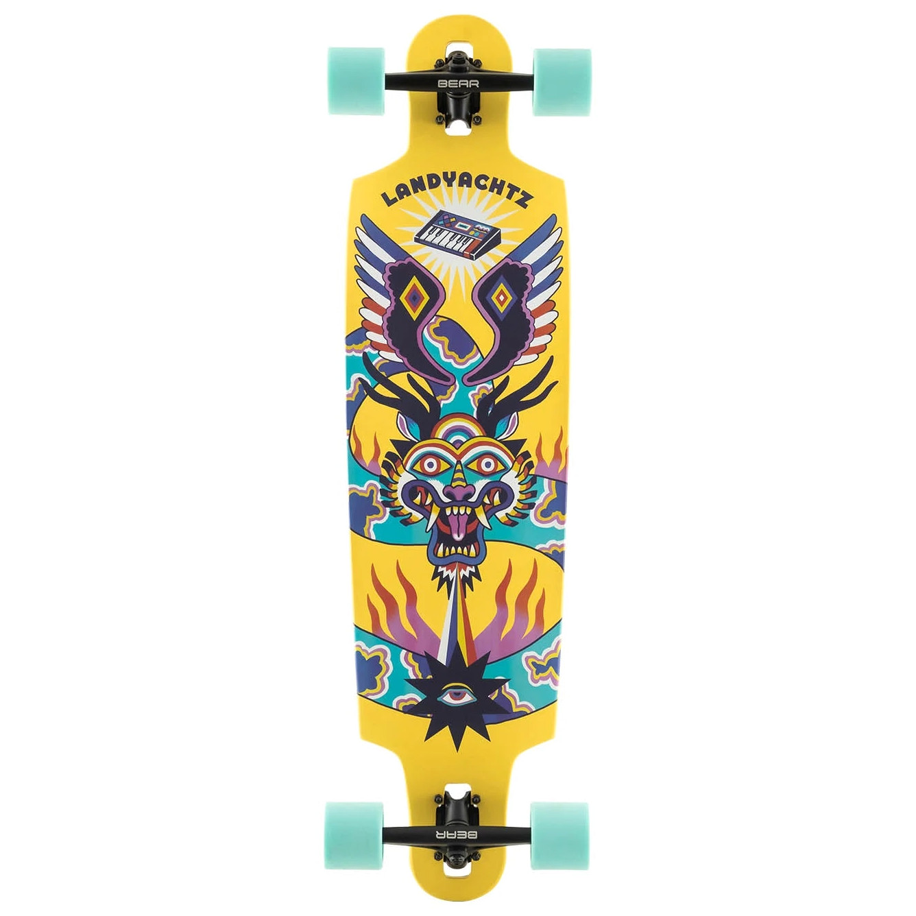Buy Landyachtz Drop Cat 38” Drop Through Longboard Complete at the