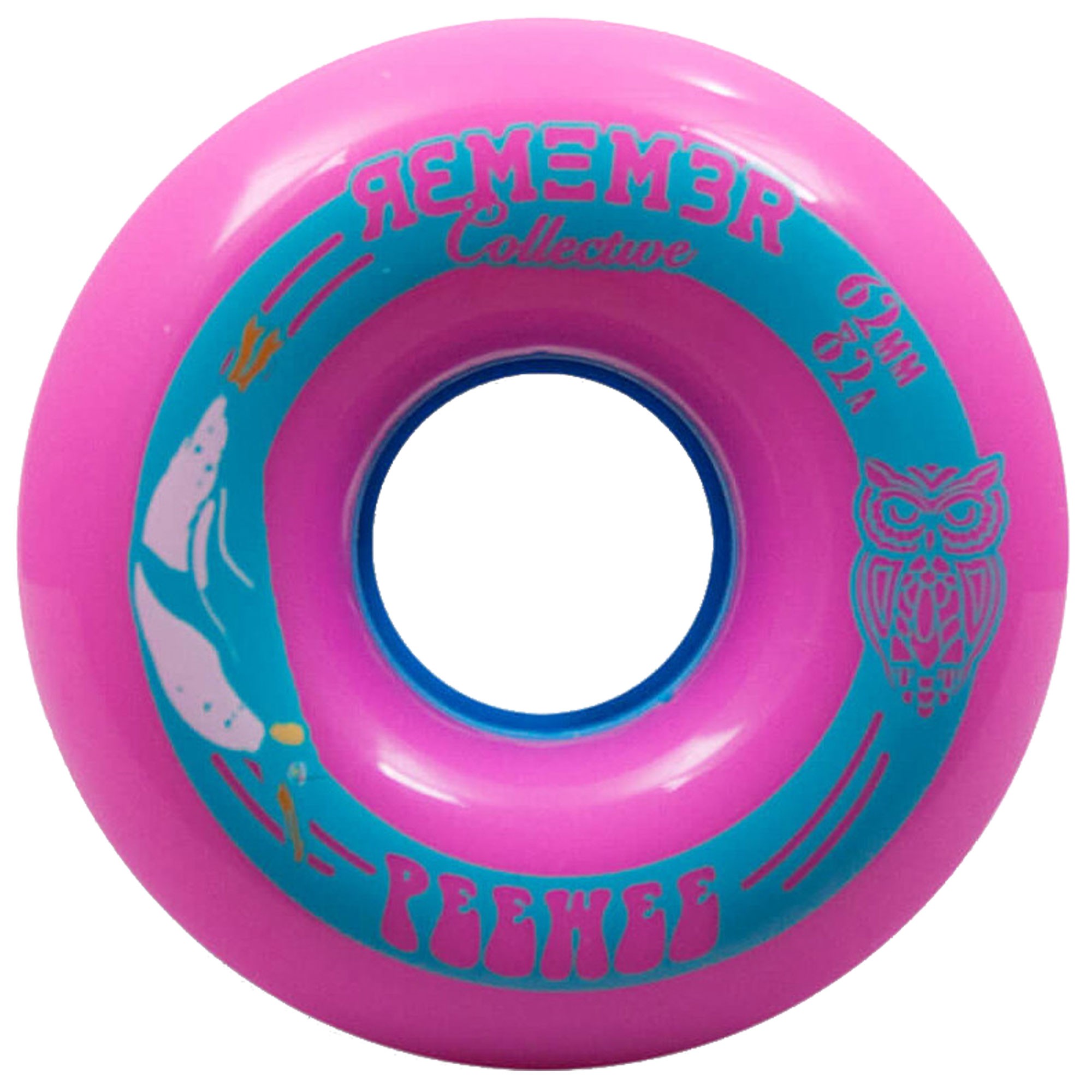 新品 REMEMBER PEEWEE 62㎜ ロンスケウィール Remember Collective Pee Wee 62mm