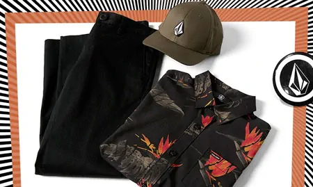Volcom streetwear and accessories at sickboards